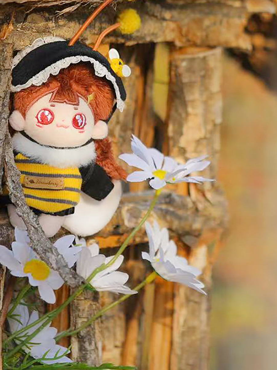 BERRYDOLLY-Spring Gardener Series/Bee Buzz/10cm/20cm Cotton dolls clothes set