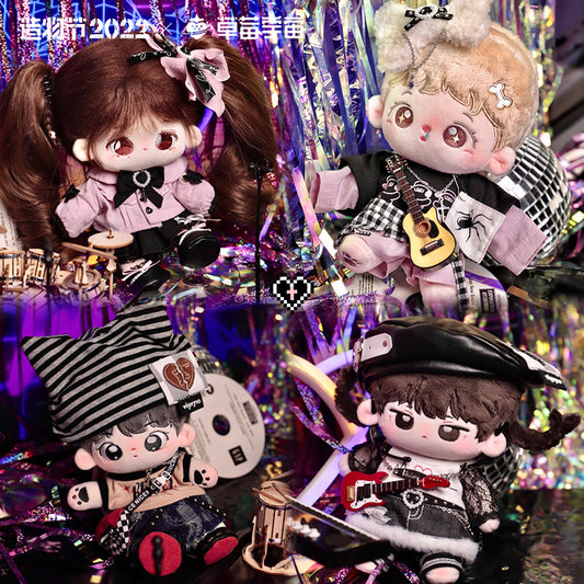 BERRYDOLLY-20cm Cotton dolls clothes/Summer Band Series(5/7items set)