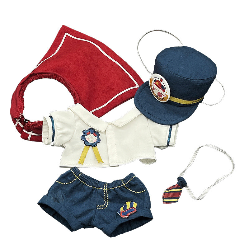 BERRYDOLLY-20cm Cotton dolls Clothes/Conductor/Train Crew（5/4 items set）