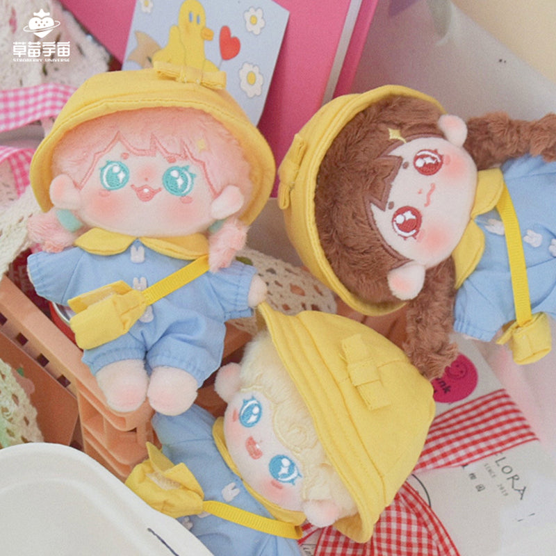 BERRYDOLLY-10cm Cotton dolls clothes/Strawberry kindergarten（3 items set）